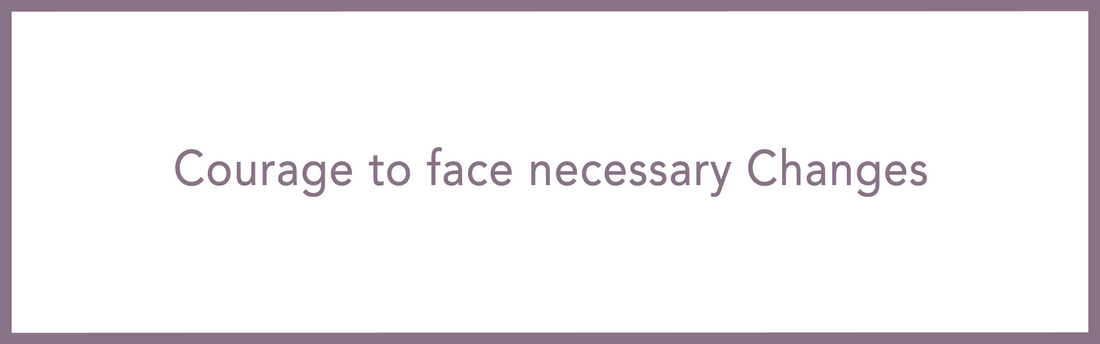 Courage to face necessary Changes - Article 7