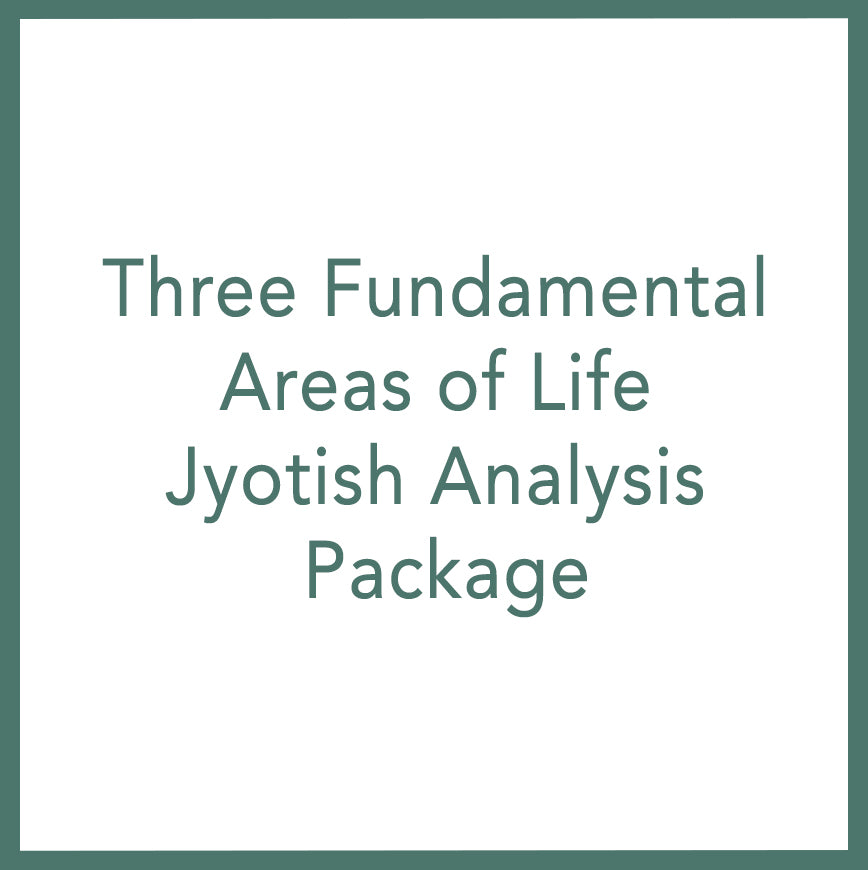 Three Fundamental Areas of Life Jyotish Analysis Package - Performed by Nikola Adamović
