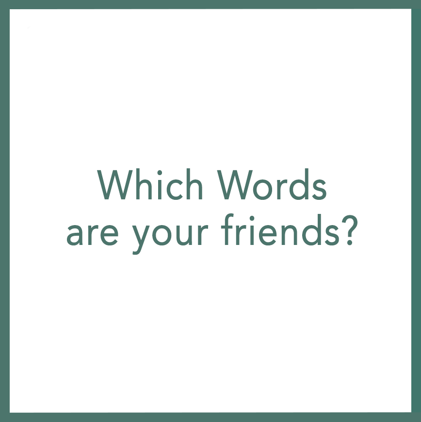 Which Words are your Friends? - Performed by Nikola Adamović