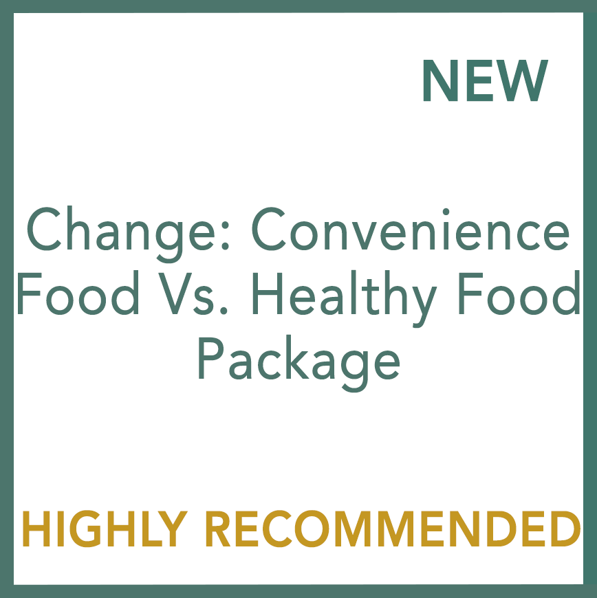 轉變：方便食品與健康飲食 組合包 - 尼可拉.亞當摩維屈執行