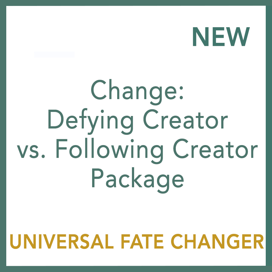 Change: Defying Creator vs. Following Creator Package - Performed by Nikola Adamović