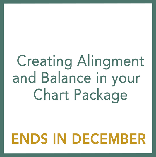 Creating Alignment and Balance in your Chart Package