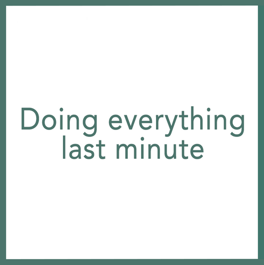 Doing everything last minute - Performed by Nikola Adamović