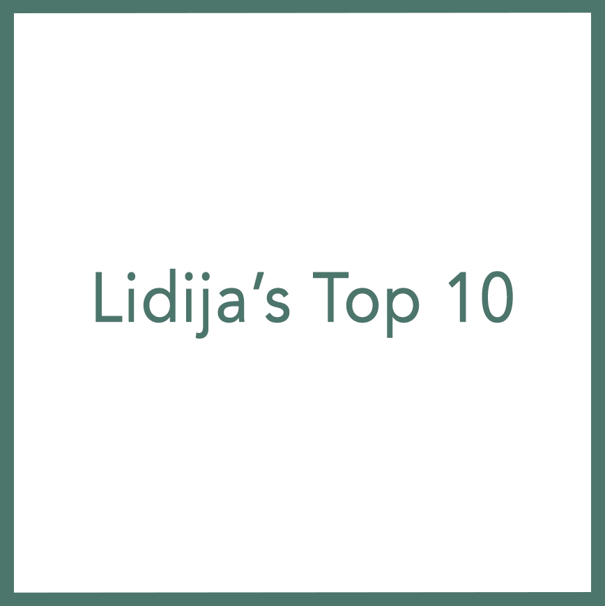 Lidija's Top 10