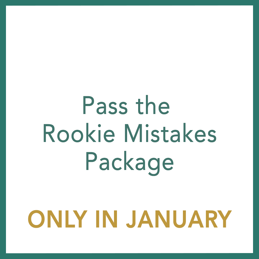 Pass the Rookie Mistakes Package